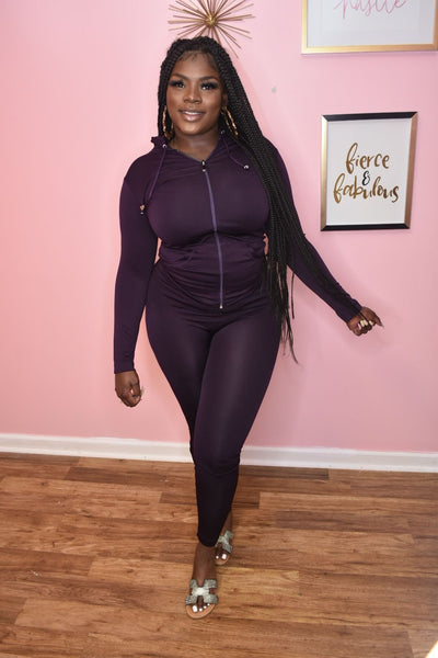 Babe Track Suit *purple*