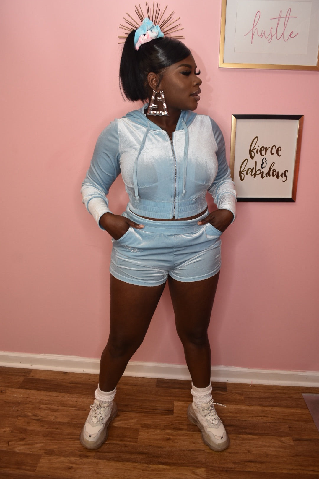 MHC Baddie Set *light blue*