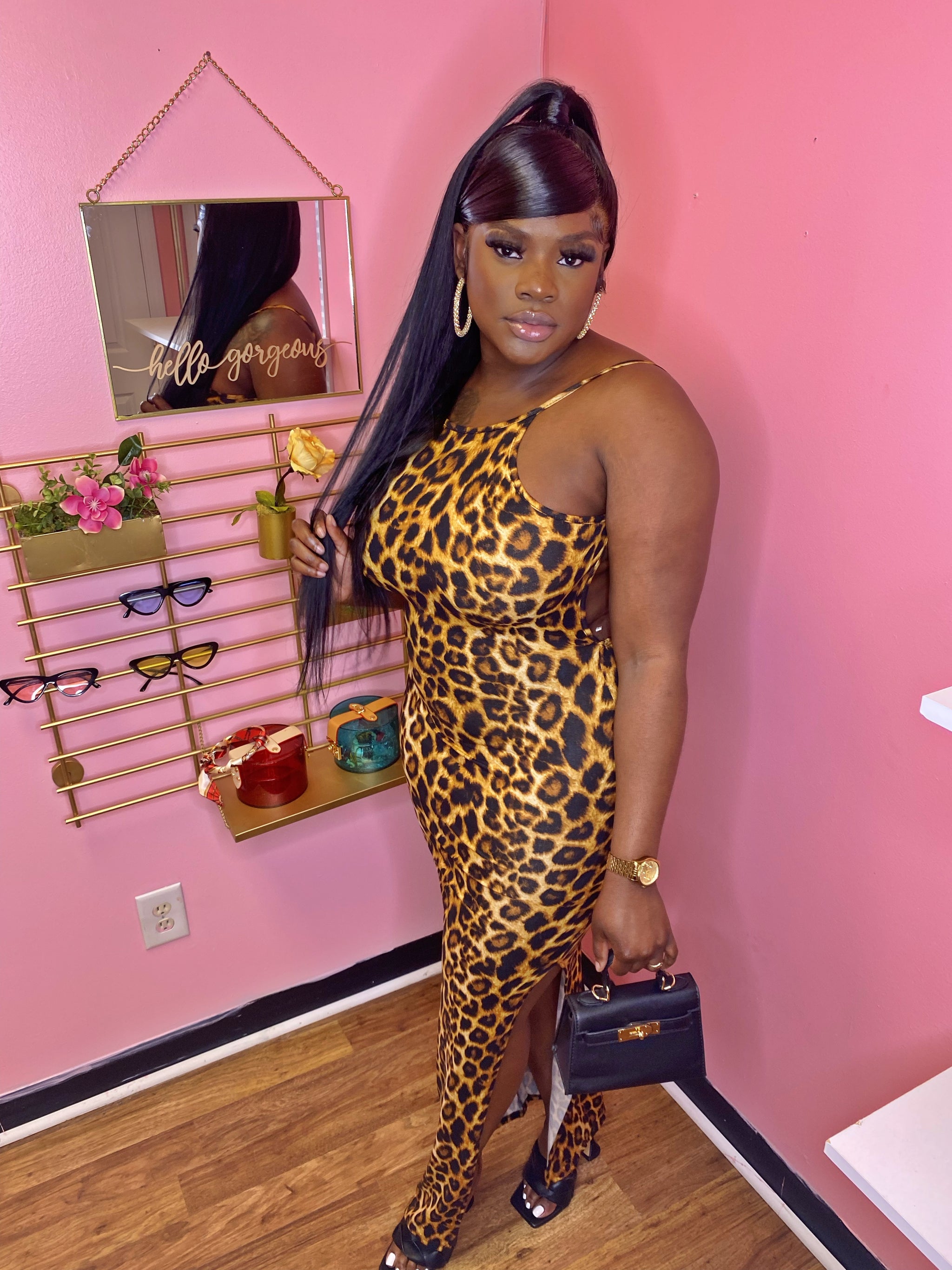 Leopard Mami Dress