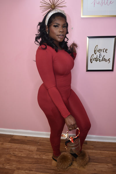 Missy Jumpsuit *burgundy*