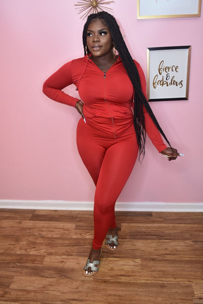 Babe Track Suit *red*