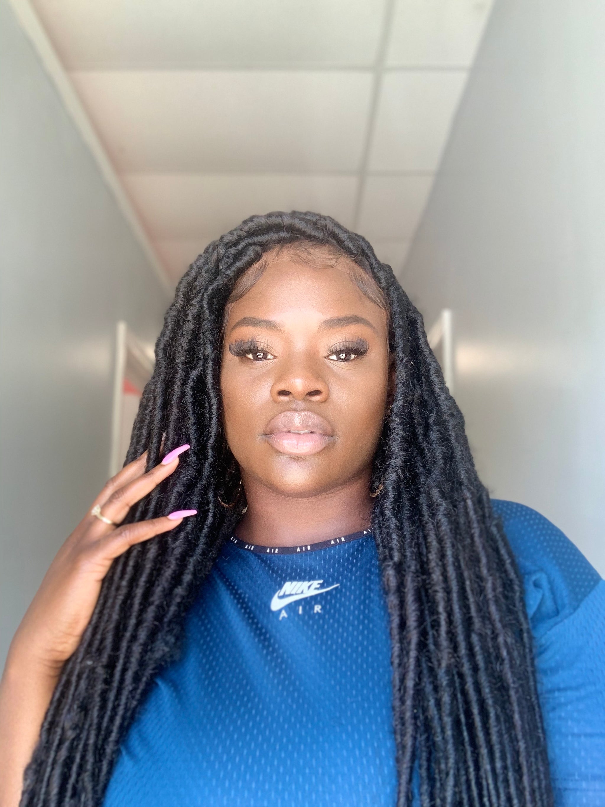 FULL LACE FAUX LOC WIG